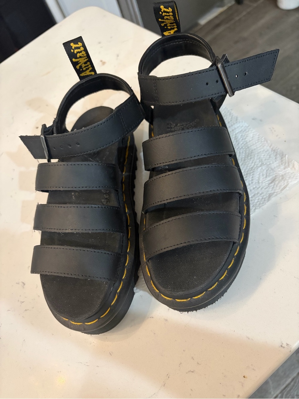 Dr. Martens Blaire Leather Strappy Sandals